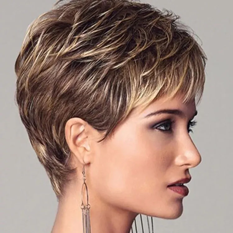 Synthetic Wigs for Women: Short Curly Hair, Short Hairstyle for Ladies, Voluminous and Natural African, European
Synthetic Wigs for Women: Short Curly Hair, Short Hairstyle for Ladies, Voluminous and Natural African, European