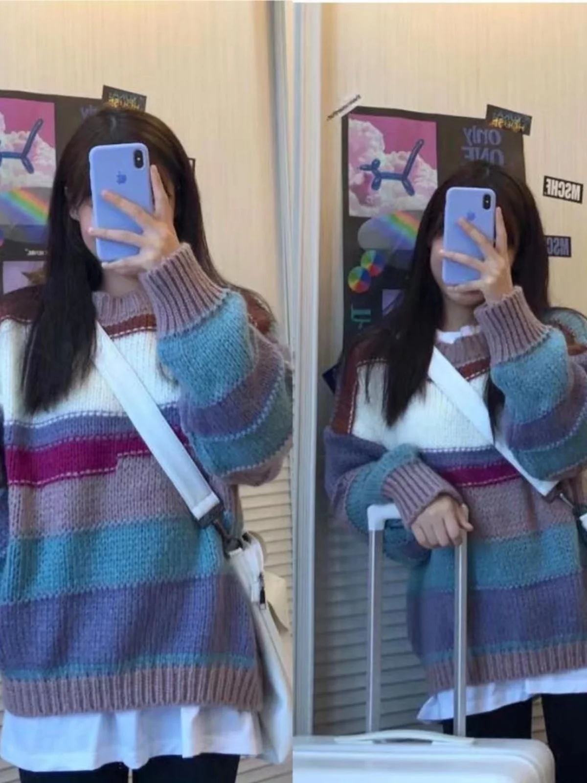 Salt Series Autumn Winter New Sle Striped Color Blo Sweater Faionable Knitted Outerwear for ort Women Street Sle
Salt Series Autumn Winter New Sle Striped Color Blo Sweater Faionable Knitted Outerwear for ort Women Street Sle