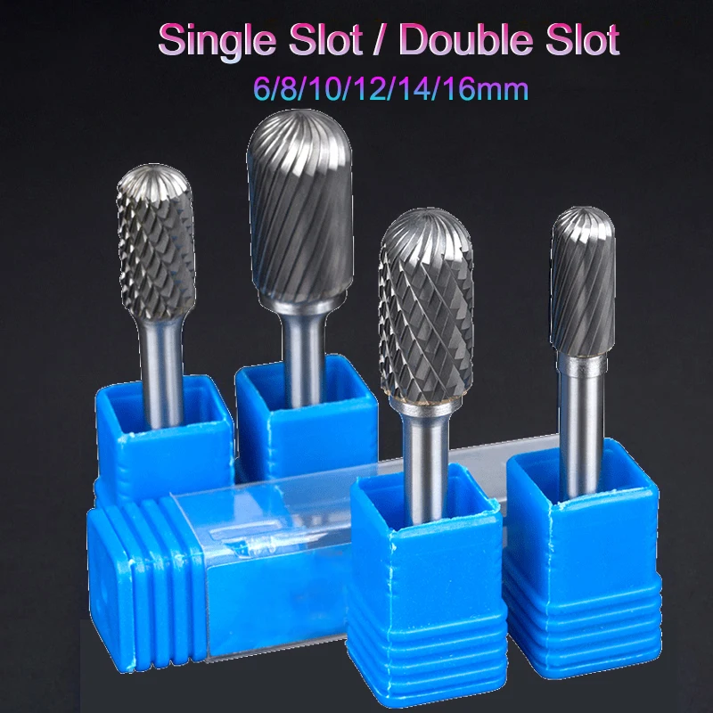 1Pcs 6-16mm Shank Carbide Cutting Tools Single Cut Tungsten Carbide Burr Sets Rotary Engraving Milling Cutter Files
1Pcs 6-16mm Shank Carbide Cutting Tools Single Cut Tungsten Carbide Burr Sets Rotary Engraving Milling Cutter Files