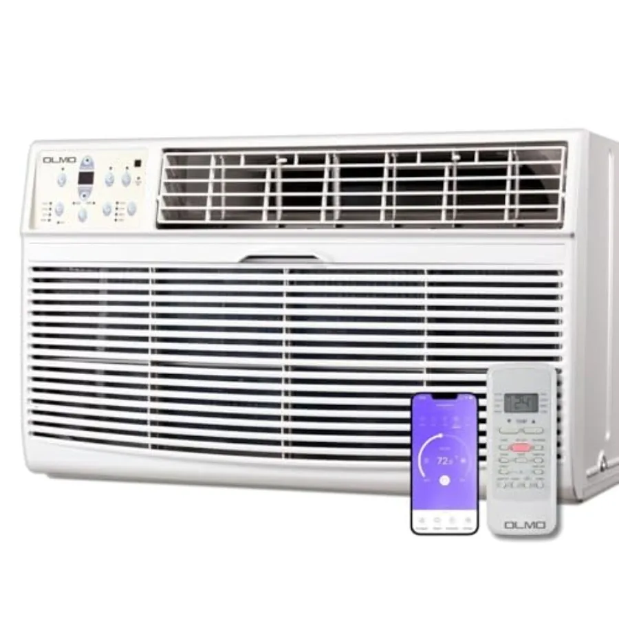 12, 000 BTU 115V Through-the-Wall Air Conditioner - Cooling Only - Built-In Wireless Smart Kit Remote Included, R-32 Eco-Friend
12, 000 BTU 115V Through-the-Wall Air Conditioner - Cooling Only - Built-In Wireless Smart Kit Remote Included, R-32 Eco-Friend