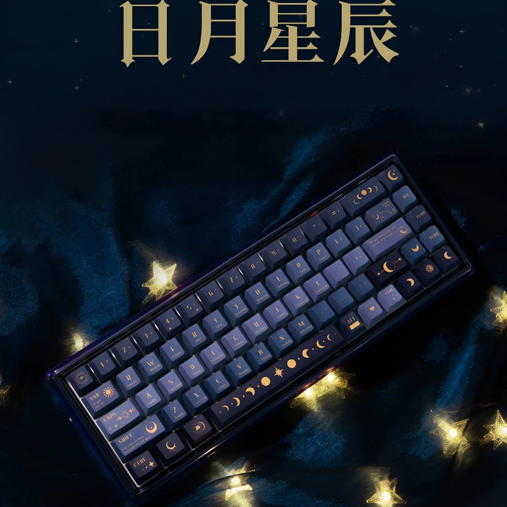 Night Sky Theme Keycaps Set Pbt Cherry Profile Blue Key Caps Custom Original Artisan Keycaps for Mechanical Keyboard Accessories
Night Sky Theme Keycaps Set Pbt Cherry Profile Blue Key Caps Custom Original Artisan Keycaps for Mechanical Keyboard Accessories