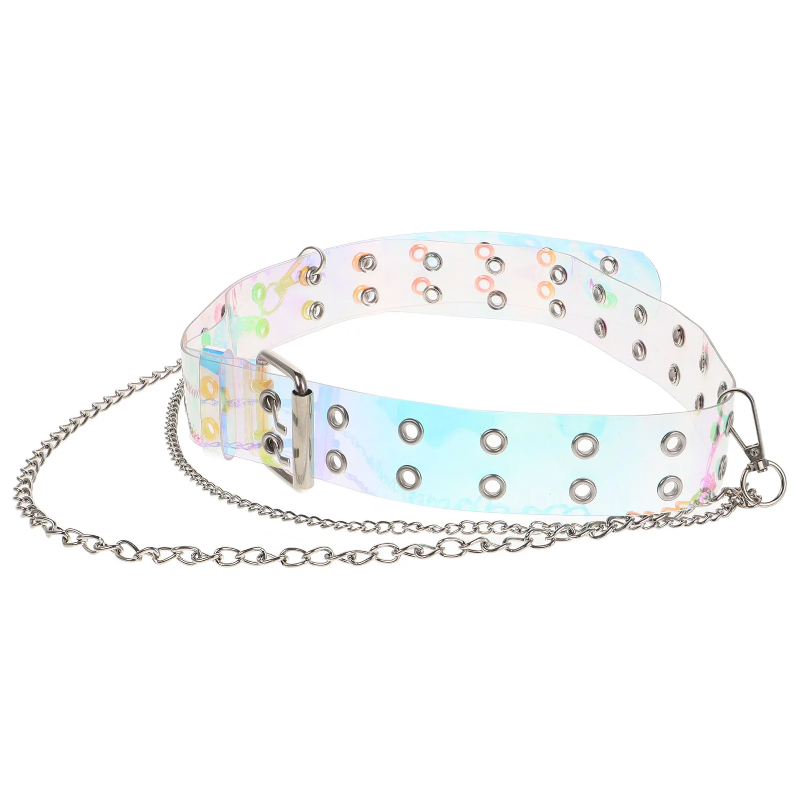 Colorful Double Chain PVC Belt Women Hole Grommet Waist Wide Belts For Ladies Jeans Skirts Pants Outfits
Colorful Double Chain PVC Belt Women Hole Grommet Waist Wide Belts For Ladies Jeans Skirts Pants Outfits