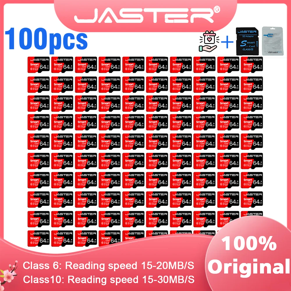 100pcs/lot 100% Original ASTER Memory SD Card 64GB 32GB Class 10TF 32GB Gift Card Reader for Photography Camera Mobile Phone
100pcs/lot 100% Original ASTER Memory SD Card 64GB 32GB Class 10TF 32GB Gift Card Reader for Photography Camera Mobile Phone