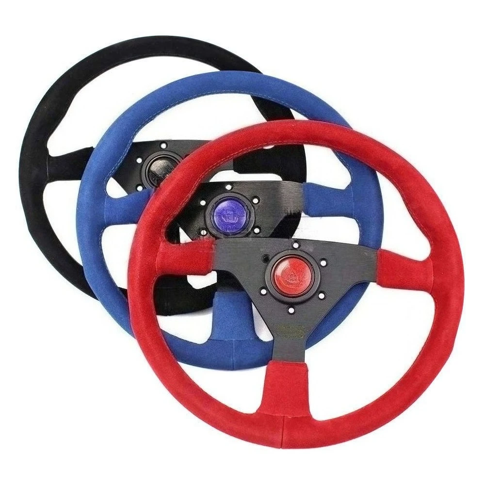 Car Modification Universal Suede& Leather Steering Wheel 14 Inch 345MM JDM Racing Game Console Personalized Drift Steering Wheel
Car Modification Universal Suede& Leather Steering Wheel 14 Inch 345MM JDM Racing Game Console Personalized Drift Steering Wheel
