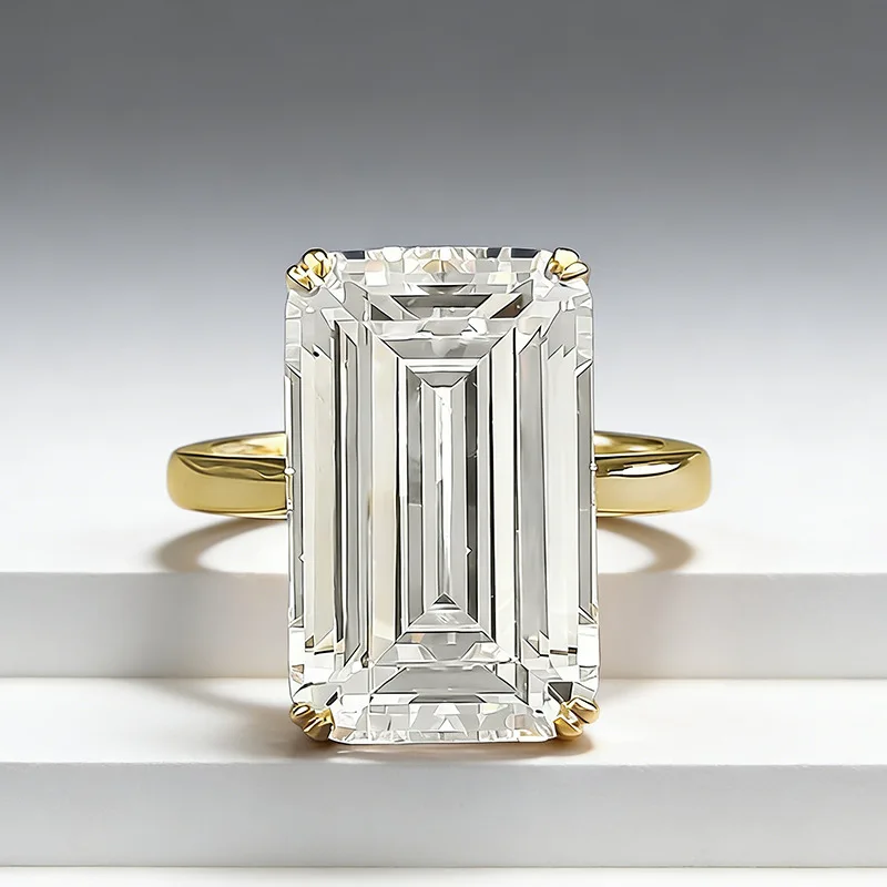 Emerald Cut 10*16mm Lab Diamond Ring 100% Real 925 Sterling Silver Party Wedding Band Rings for Women Men Engagement Jewelry
Emerald Cut 10*16mm Lab Diamond Ring 100% Real 925 Sterling Silver Party Wedding Band Rings for Women Men Engagement Jewelry