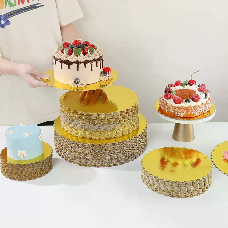 4/5/6/7/8/10 Inch Golden Round Cake Boards Circle Cardboard Base Cupcake Dessert Tray Birthday Party Cake Decorating Supplies
4/5/6/7/8/10 Inch Golden Round Cake Boards Circle Cardboard Base Cupcake Dessert Tray Birthday Party Cake Decorating Supplies