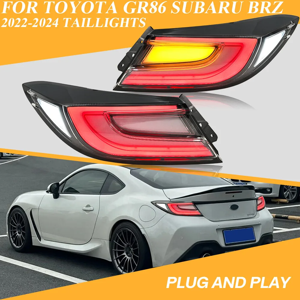Полностью светодиодный задний фонарь для Toyota GR86/Subaru BRZ 2022 2023 2024, пара задних фонарей, аксессуары для автомобильных фар
Полностью светодиодный задний фонарь для Toyota GR86/Subaru BRZ 2022 2023 2024, пара задних фонарей, аксессуары для автомобильных фар