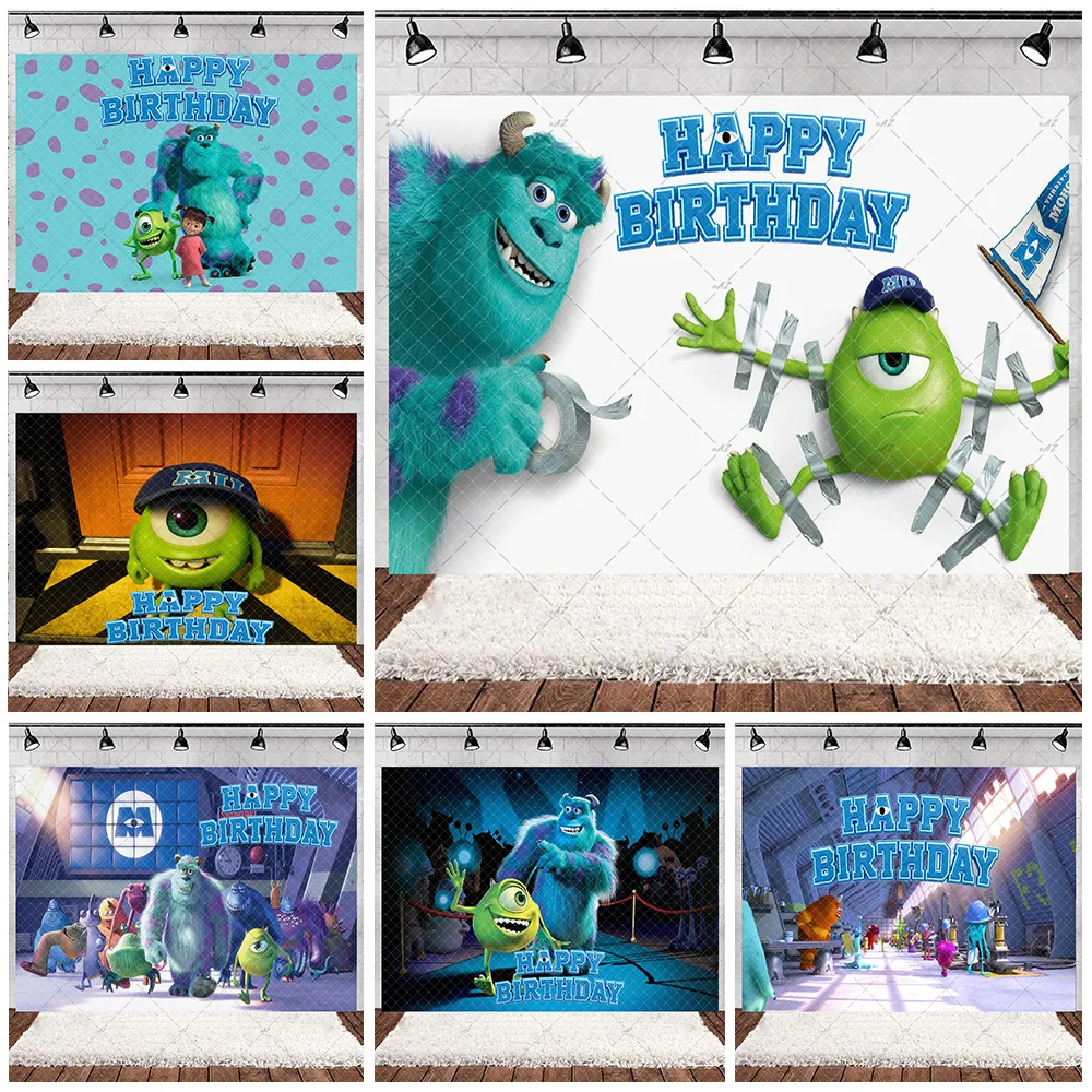 Disney Monster Inc Photo Backdrop Monsters University Birthday Party Decoration Cartoon Photography Background Baby Shower Props
Disney Monster Inc Photo Backdrop Monsters University Birthday Party Decoration Cartoon Photography Background Baby Shower Props
