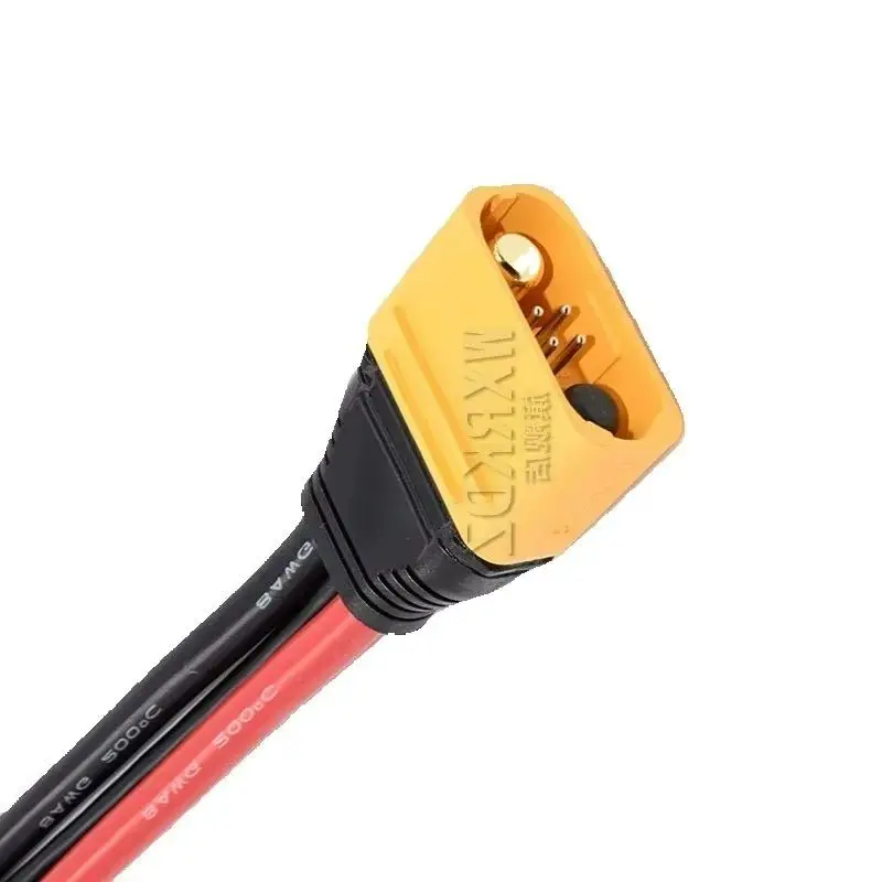 AS150U Aircraft model plug lithium battery AS150 with signal pin, anti spark connector, waterproof cable socket 35cm
AS150U Aircraft model plug lithium battery AS150 with signal pin, anti spark connector, waterproof cable socket 35cm