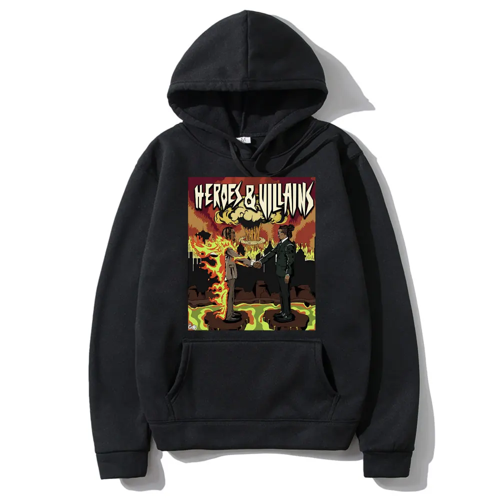 Hip Hop Rapper Metro Boomin Heroes and Villains Mugshot Hoodie Men Fashion Vintage Streetwear Male Fleece Oversized Sweatshirts
Hip Hop Rapper Metro Boomin Heroes and Villains Mugshot Hoodie Men Fashion Vintage Streetwear Male Fleece Oversized Sweatshirts