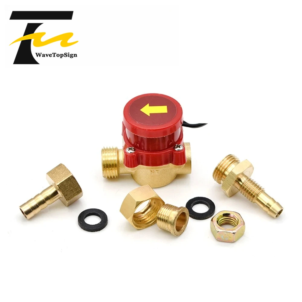 Boding Water Flow Switch Sensor Pressure Controller Automatic Circulation Pump Thread Connector Protect Co2 Laser Tube