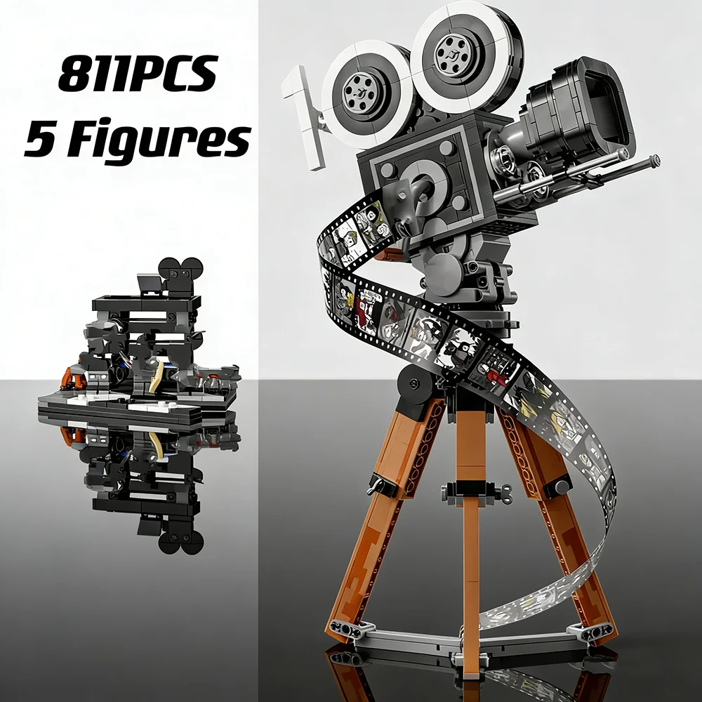 Конструктор MOC 811 деталей: Сборные фигурки-персонажи, ретро-фотоаппарат из кирпичиков для модели камеры 43230, подарок для взрослых, сделай сам
Конструктор MOC 811 деталей: Сборные фигурки-персонажи, ретро-фотоаппарат из кирпичиков для модели камеры 43230, подарок для взрослых, сделай сам