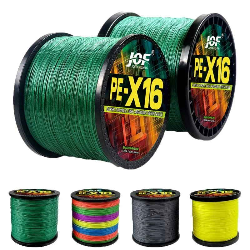 MultiColor Braided Fishing Line 16 Strands 1000m Super Strong 25-200LB Hollowcore Multifilament Saltwater Cord 0.16-0.80mm Pesca
MultiColor Braided Fishing Line 16 Strands 1000m Super Strong 25-200LB Hollowcore Multifilament Saltwater Cord 0.16-0.80mm Pesca