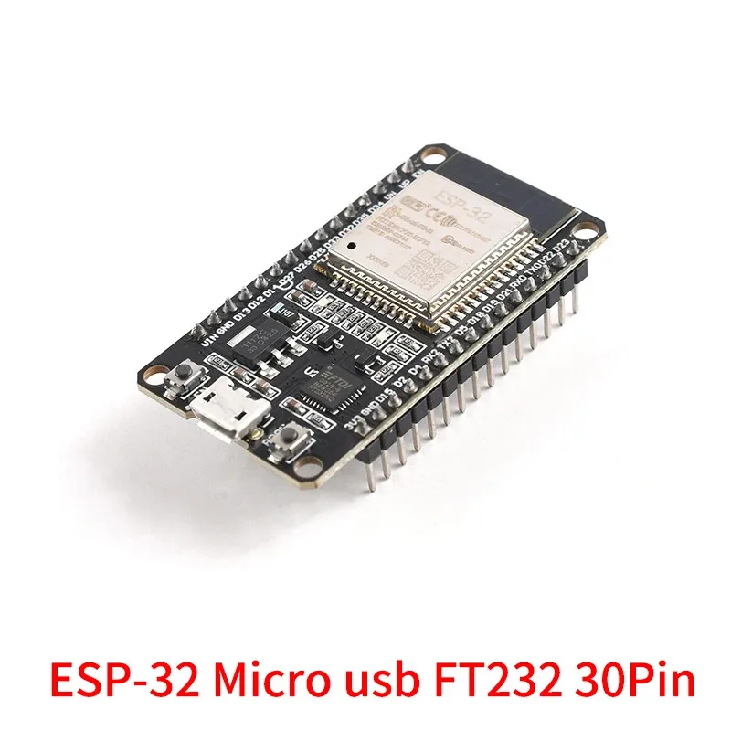 Snvi ESP32 Development Board CP2102 TYPE-C/MICRO USB WiFi+Bluetooth Ultra-Low Power Consumption Dual Core ESP-32S ESP32-WROOM
Snvi ESP32 Development Board CP2102 TYPE-C/MICRO USB WiFi+Bluetooth Ultra-Low Power Consumption Dual Core ESP-32S ESP32-WROOM