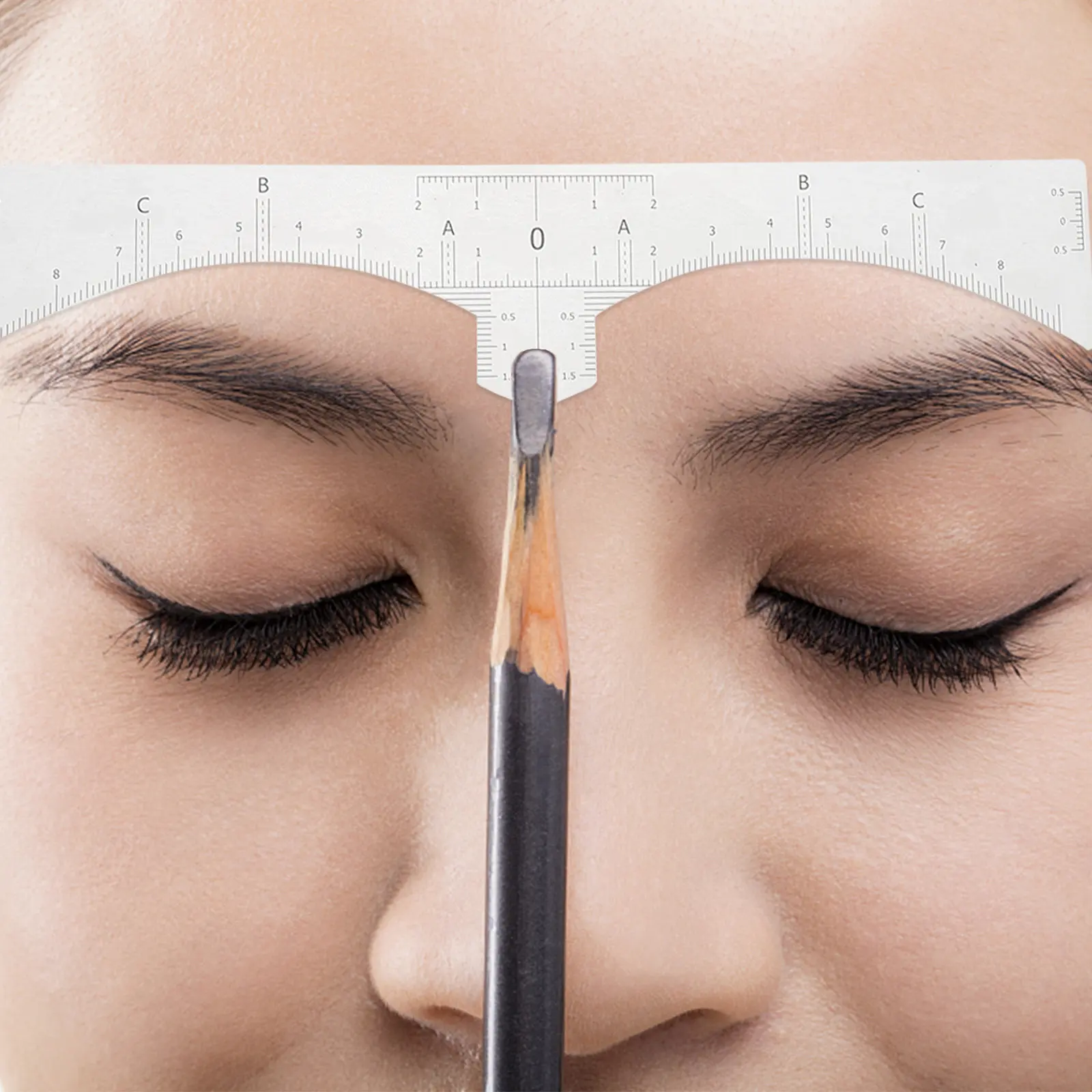 1 Roll Disposable Eyebrow Ruler Sticker Auxiliary Eyebrow Measurer White Adhesive Brow Scale Ruler Makeup Accessory
1 Roll Disposable Eyebrow Ruler Sticker Auxiliary Eyebrow Measurer White Adhesive Brow Scale Ruler Makeup Accessory