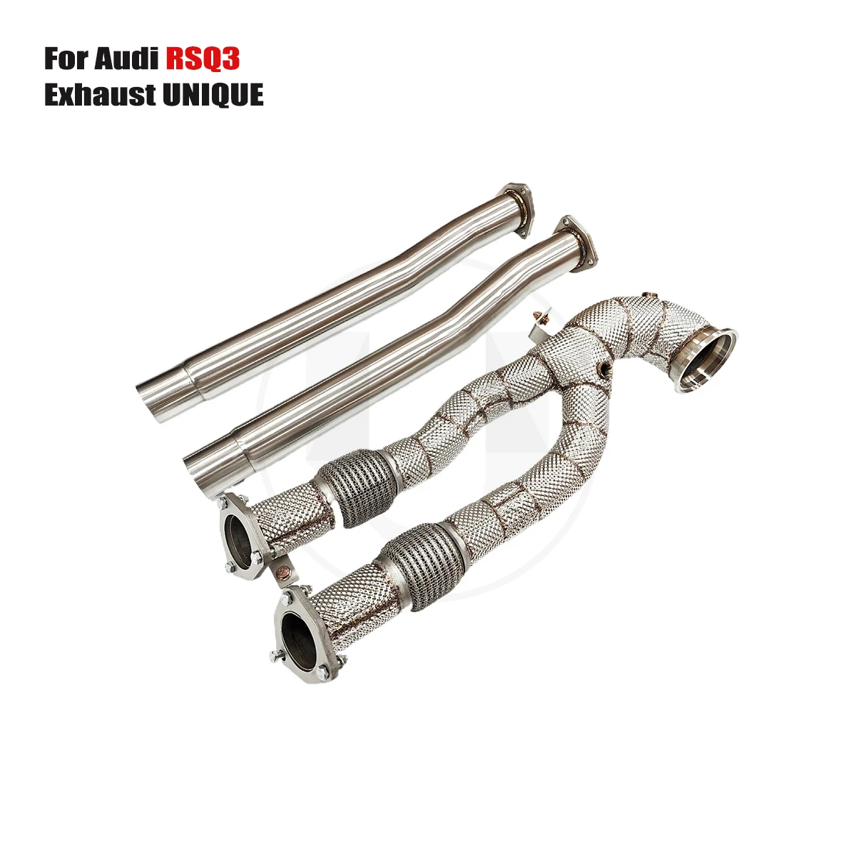 UNIQUE for 2017+Audi RSQ3 2.5T Performance Exhaust Pipe with SS304 Downpipe and Front Pipe
UNIQUE for 2017+Audi RSQ3 2.5T Performance Exhaust Pipe with SS304 Downpipe and Front Pipe