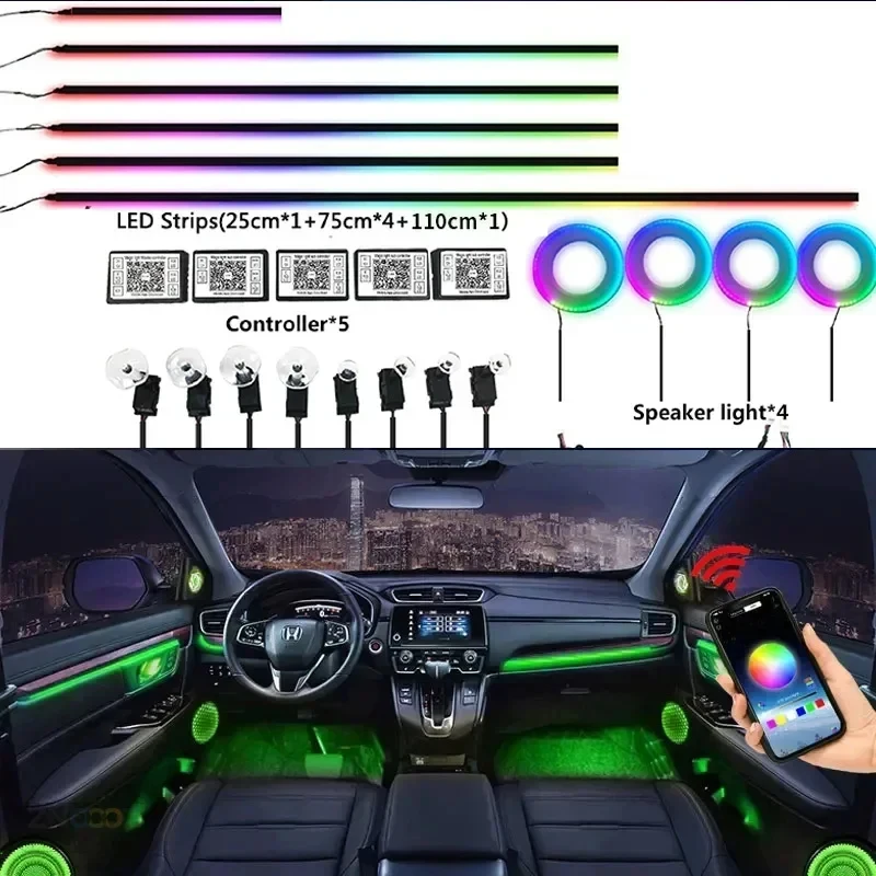 Для BMW F30/F20/F21/F40/F36/F10/F18/F11 аксессуар декоративная атмосферная лампа RGB симфонический автомобильный окружающий свет интерьер 64s светодиодное приложение
Для BMW F30/F20/F21/F40/F36/F10/F18/F11 аксессуар декоративная атмосферная лампа RGB симфонический автомобильный окружающий свет интерьер 64s светодиодное приложение