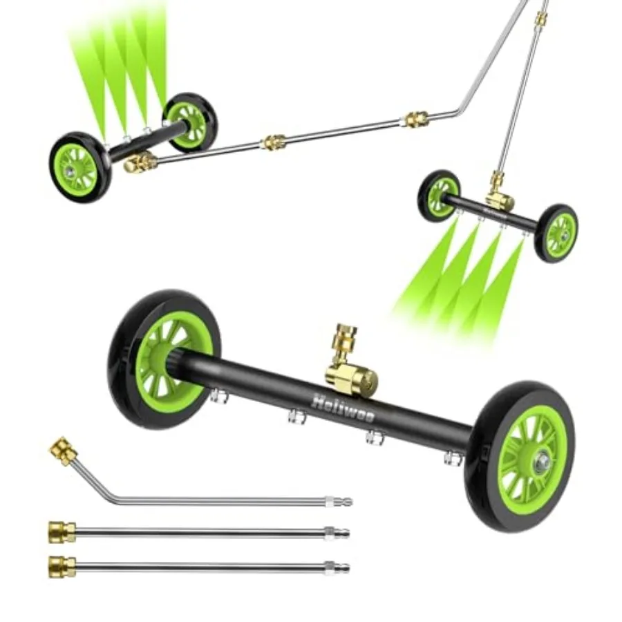 Undercarriage Pressure Washer Attachment Power Washer Water Broom with 4 Nozzles Dual-Function Pressure Washer Undercarriage Cl
Undercarriage Pressure Washer Attachment Power Washer Water Broom with 4 Nozzles Dual-Function Pressure Washer Undercarriage Cl
