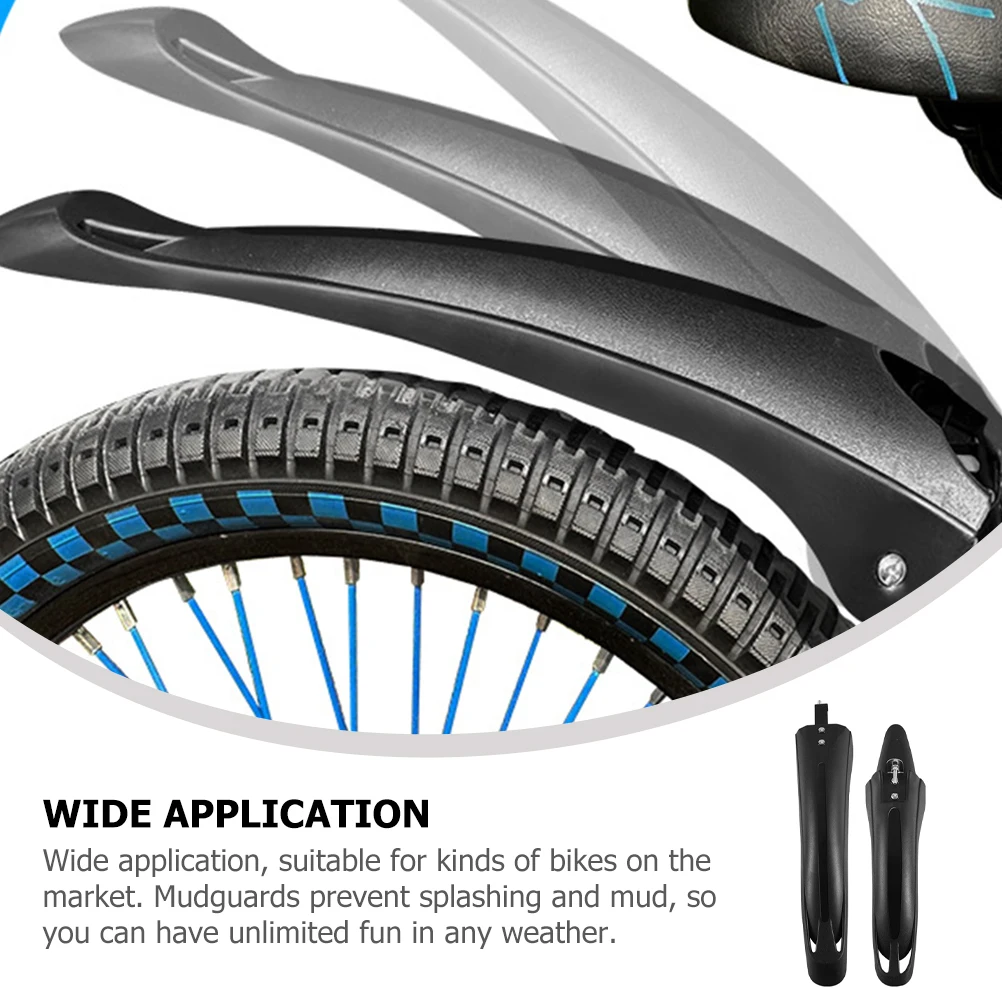 1 set Bike Mudguards Front Rear Fenders for 24 26 Inch Mountain Bikes ABS Material Waterproof Universal Accessories
1 set Bike Mudguards Front Rear Fenders for 24 26 Inch Mountain Bikes ABS Material Waterproof Universal Accessories