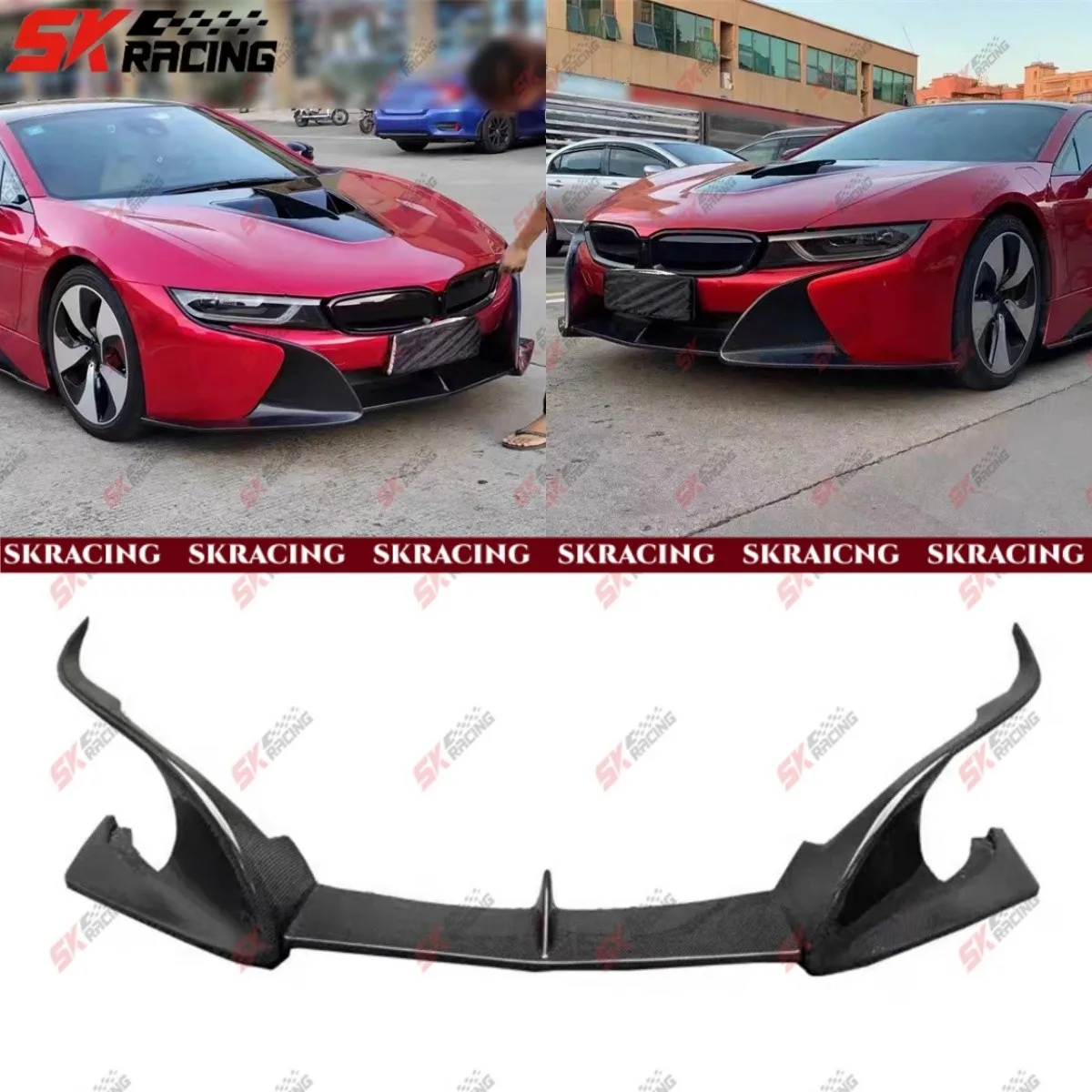 Комплект диффузора для переднего бампера из кованого/углеродного волокна/черного цвета подходит для BMW i8 14-20
Комплект диффузора для переднего бампера из кованого/углеродного волокна/черного цвета подходит для BMW i8 14-20