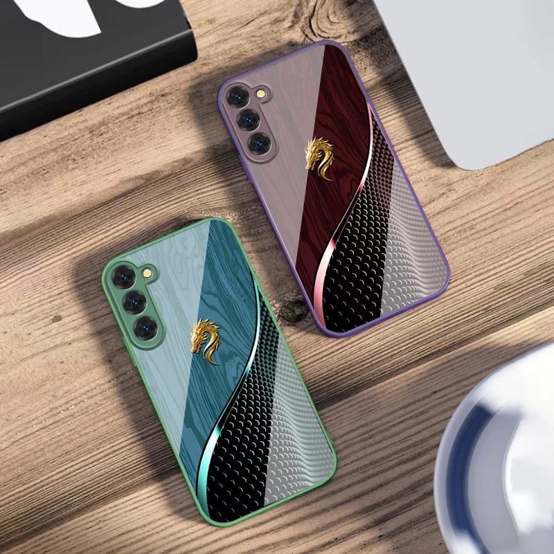 Noble golden dragon head For Samsung S26 S25 Edge S25Ultra S8 9 S10 20 U ltra S21 Pro 22 Plus S23 FE S24 Ultra Glass Phone Case
Noble golden dragon head For Samsung S26 S25 Edge S25Ultra S8 9 S10 20 U ltra S21 Pro 22 Plus S23 FE S24 Ultra Glass Phone Case
