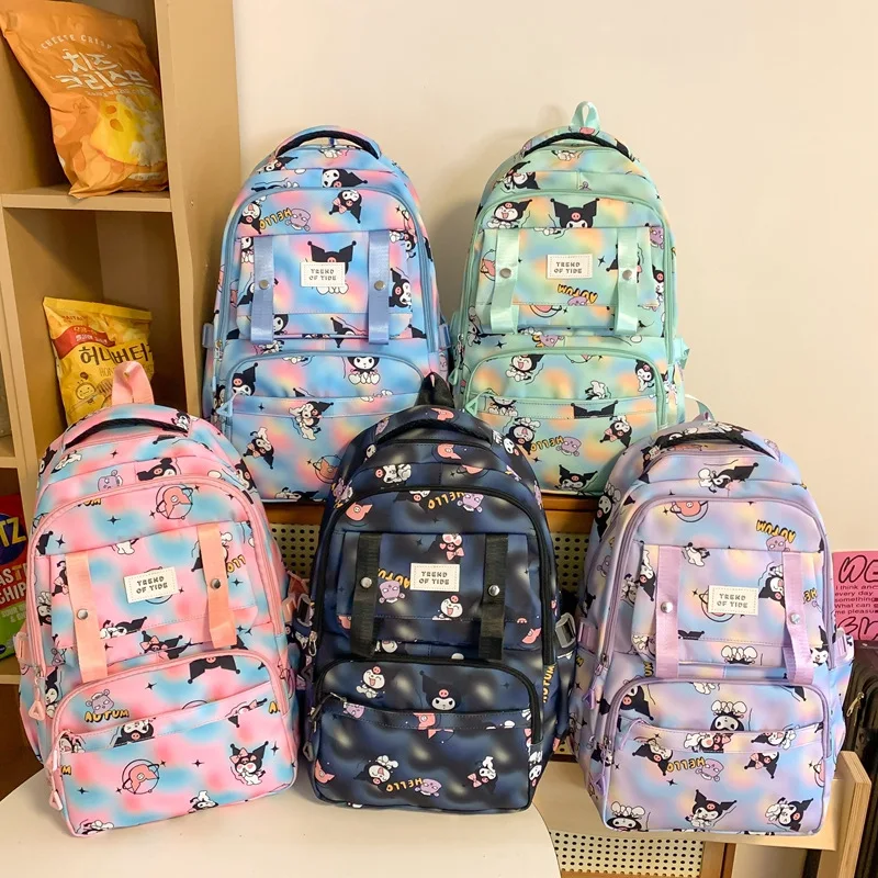 Sanrio Children's Backpack Kuromi Cute Daypack, Cartoon Anime High-Capacity Schoolbag Bag, Girl Casual Travel Campus Knapsack
Sanrio Children's Backpack Kuromi Cute Daypack, Cartoon Anime High-Capacity Schoolbag Bag, Girl Casual Travel Campus Knapsack