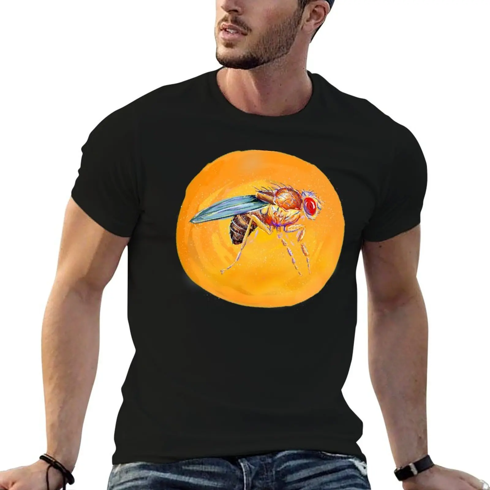 Fruit fly (Drosophila melanogaster) T-Shirt man t shirt cotton high quality mens graphic t shirts T-Shirt
Fruit fly (Drosophila melanogaster) T-Shirt man t shirt cotton high quality mens graphic t shirts T-Shirt