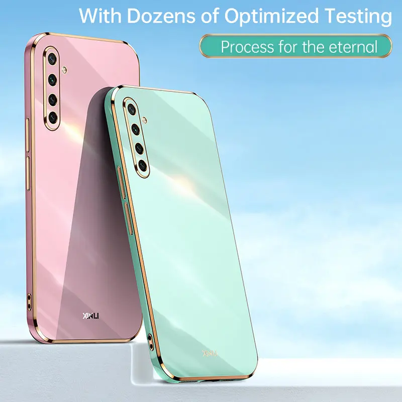 Plating Silicone TPU Case For Realme XT RMX1921 Shockproof Soft Back Cover Coque for Realme X2 RealmeX2 RMX1992 RMX1993 RMX1991
Plating Silicone TPU Case For Realme XT RMX1921 Shockproof Soft Back Cover Coque for Realme X2 RealmeX2 RMX1992 RMX1993 RMX1991
