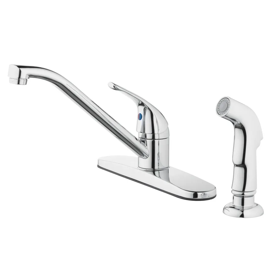 8" Centerset Single Handle Kitchen Faucet with Side Spray Chrome
8" Centerset Single Handle Kitchen Faucet with Side Spray Chrome