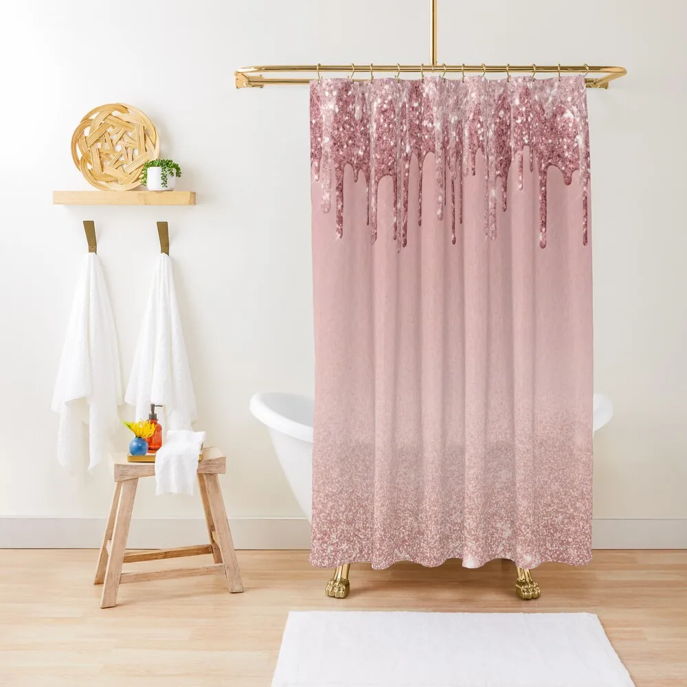 Dripping Glitter Dusty Rose Shower Curtain Bathroom Fabric Shower Waterproof Cute Shower Bathroom Accessorys Curtain
Dripping Glitter Dusty Rose Shower Curtain Bathroom Fabric Shower Waterproof Cute Shower Bathroom Accessorys Curtain