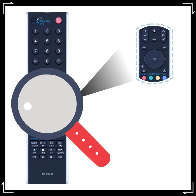 CT-90344 Universal Remote Control for TV Models 32SL753B 32MV732 40RV733 - Replacement Battery-Powered IR Controller
CT-90344 Universal Remote Control for TV Models 32SL753B 32MV732 40RV733 - Replacement Battery-Powered IR Controller