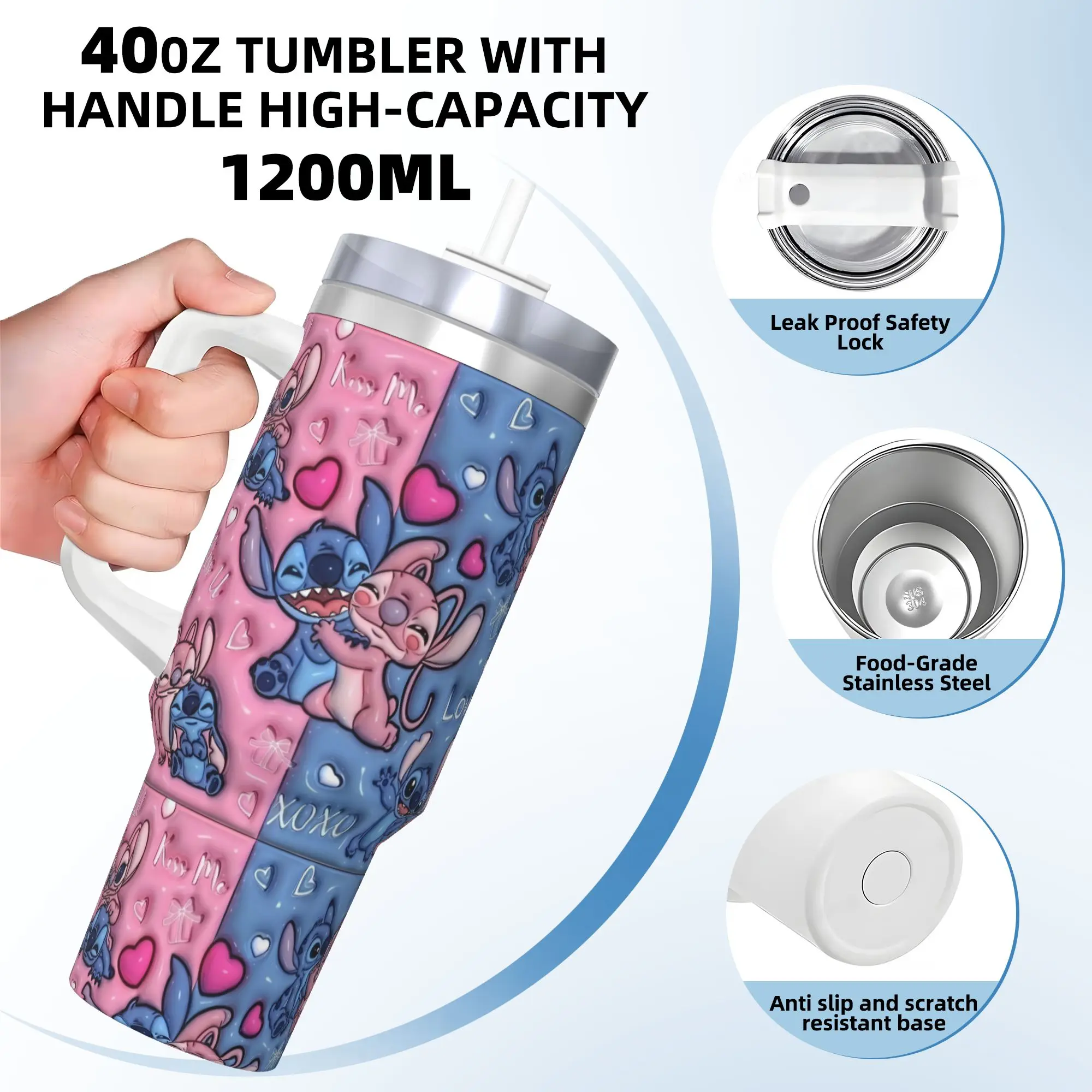 Термокружка Stitch для холодных и горячих напитков, сохраняющая тепло, из нержавеющей стали, для кофе, с возможностью персонализации, для кемпинга и автомобиля
Термокружка Stitch для холодных и горячих напитков, сохраняющая тепло, из нержавеющей стали, для кофе, с возможностью персонализации, для кемпинга и автомобиля