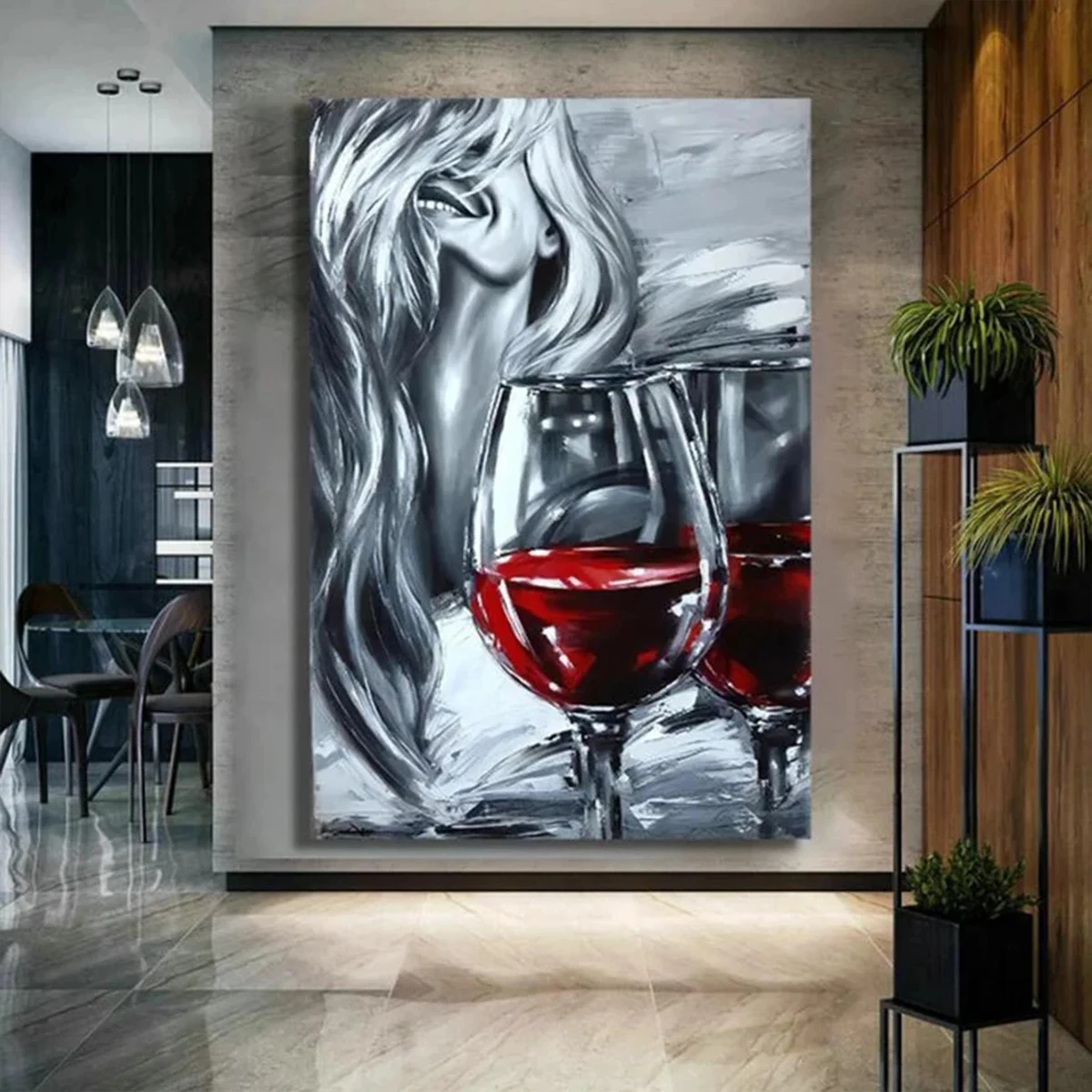 5D DIY Diamond Painting Abstract Woman And Wine Cross Stitch Kits Full Square Round Diamond Mosaic Tattoo Embroidery Home Decor
5D DIY Diamond Painting Abstract Woman And Wine Cross Stitch Kits Full Square Round Diamond Mosaic Tattoo Embroidery Home Decor