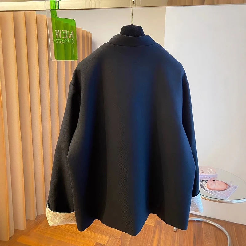 Large Size 300 Pou New Chinese Sle Tang Suit Jaet for Men And Women Spring Autumn Trendy Brand Small Couple Top
Large Size 300 Pou New Chinese Sle Tang Suit Jaet for Men And Women Spring Autumn Trendy Brand Small Couple Top