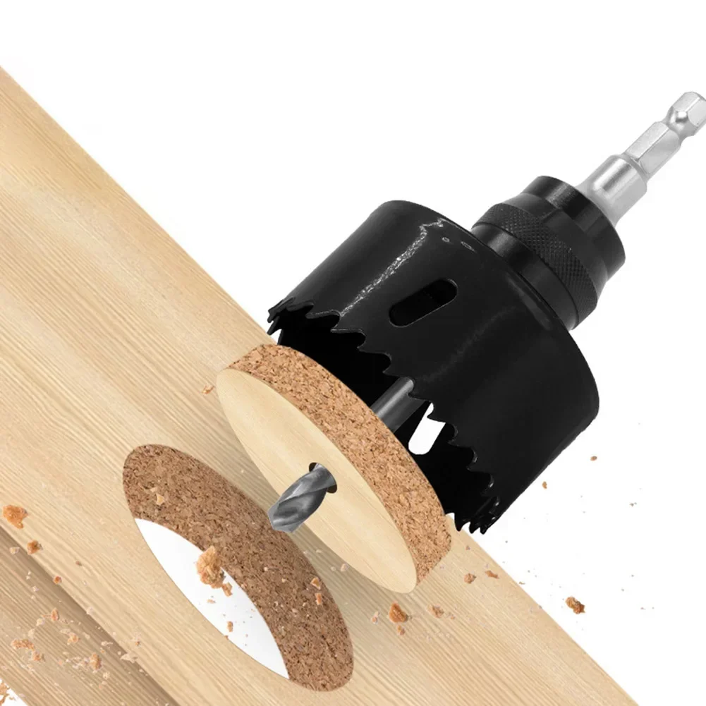Ergonomic Wood Hole Opener Kit with Bimetallic Construction and Selflocking Extensions Rod for Precise Hole Drilling
Ergonomic Wood Hole Opener Kit with Bimetallic Construction and Selflocking Extensions Rod for Precise Hole Drilling