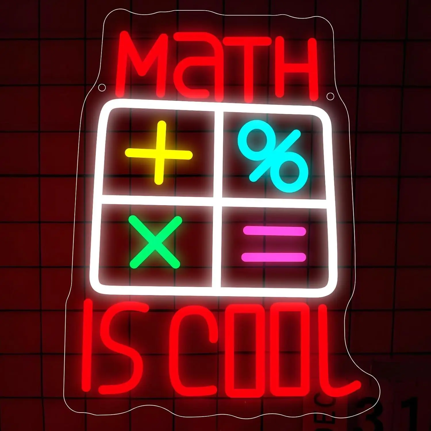 Математическая неоновая вывеска с питанием от USB, светодиодные неоновые огни с регулируемой яркостью для кабинета, дома, школы, классной комнаты, украшения, настенный декор, подарки
Математическая неоновая вывеска с питанием от USB, светодиодные неоновые огни с регулируемой яркостью для кабинета, дома, школы, классной комнаты, украшения, настенный декор, подарки