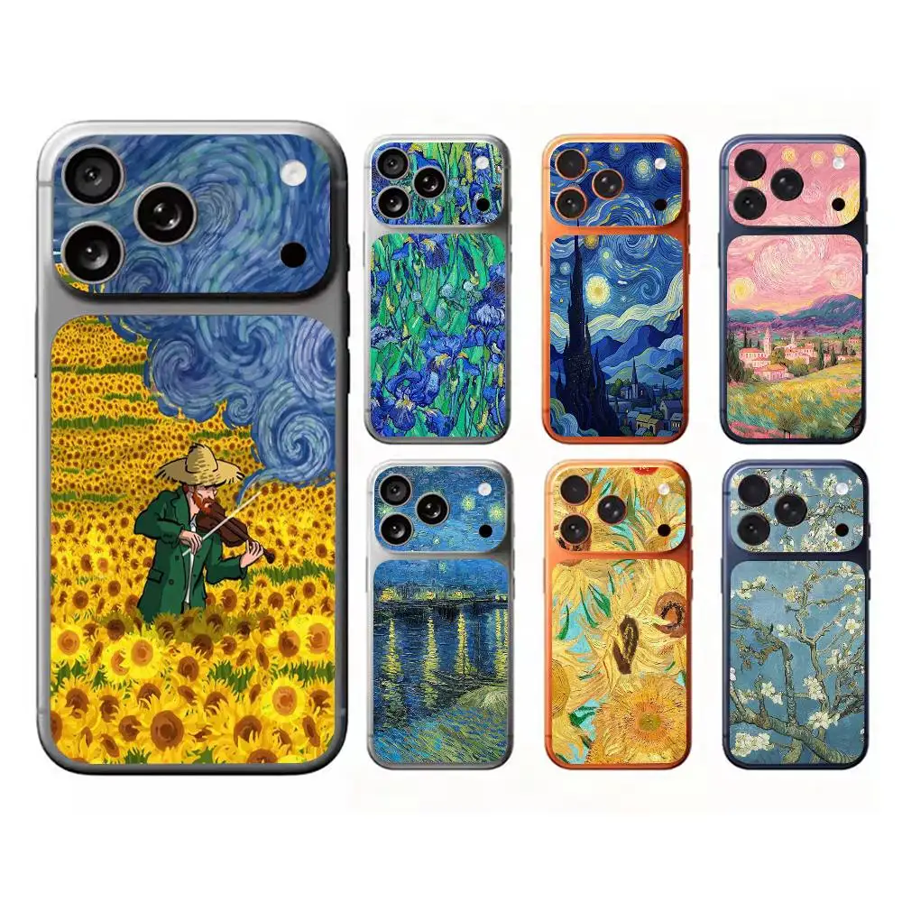 Art Van Gogh Starry Sun Flower For IPhone 17 Pro 17 Pro Max Rear Skin Wrap Decal Protective Sticker
Art Van Gogh Starry Sun Flower For IPhone 17 Pro 17 Pro Max Rear Skin Wrap Decal Protective Sticker