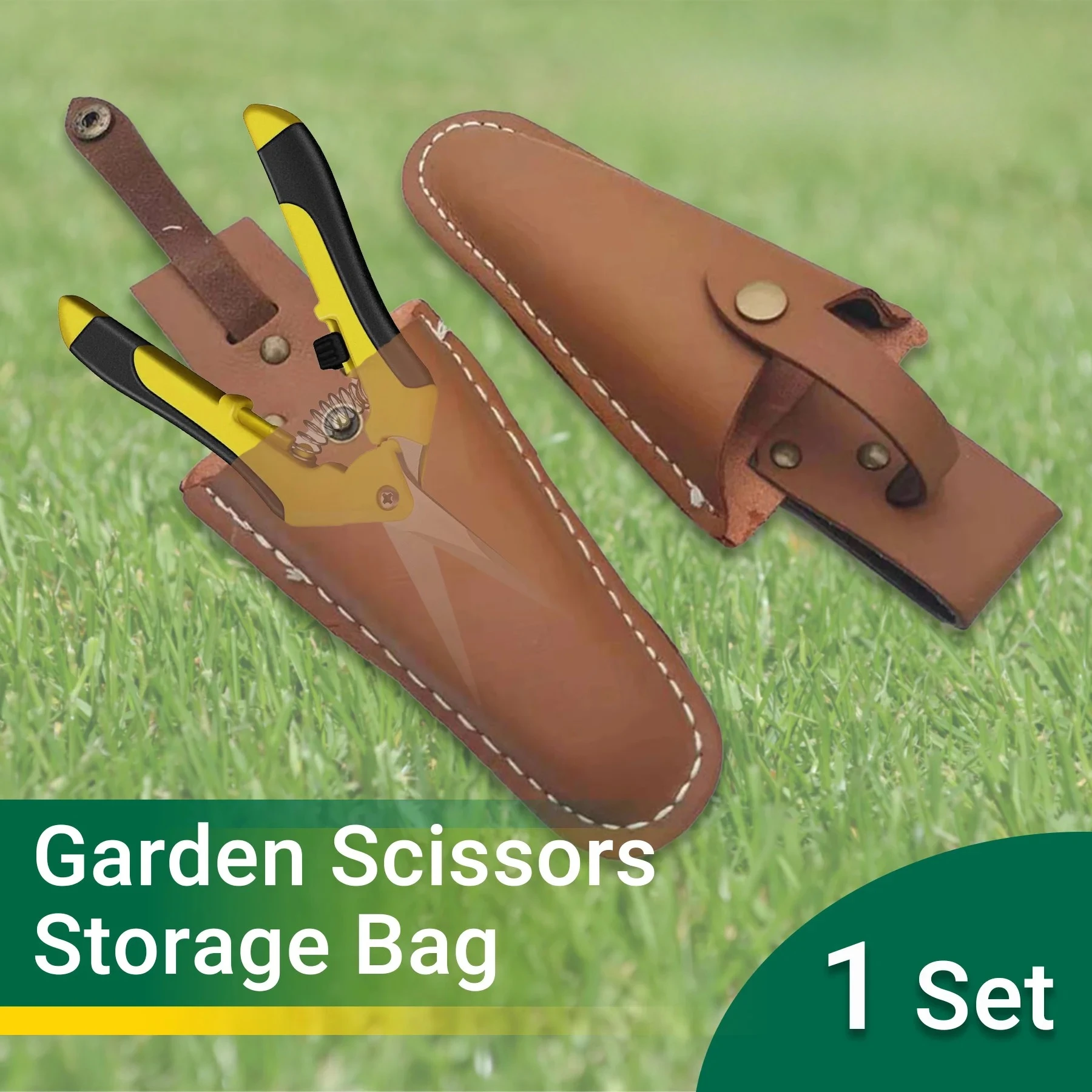 Garden scissors storage bag. Pure cowhide scissor bag can hold most manual scissor tools and is suitable for garden work.
Garden scissors storage bag. Pure cowhide scissor bag can hold most manual scissor tools and is suitable for garden work.
