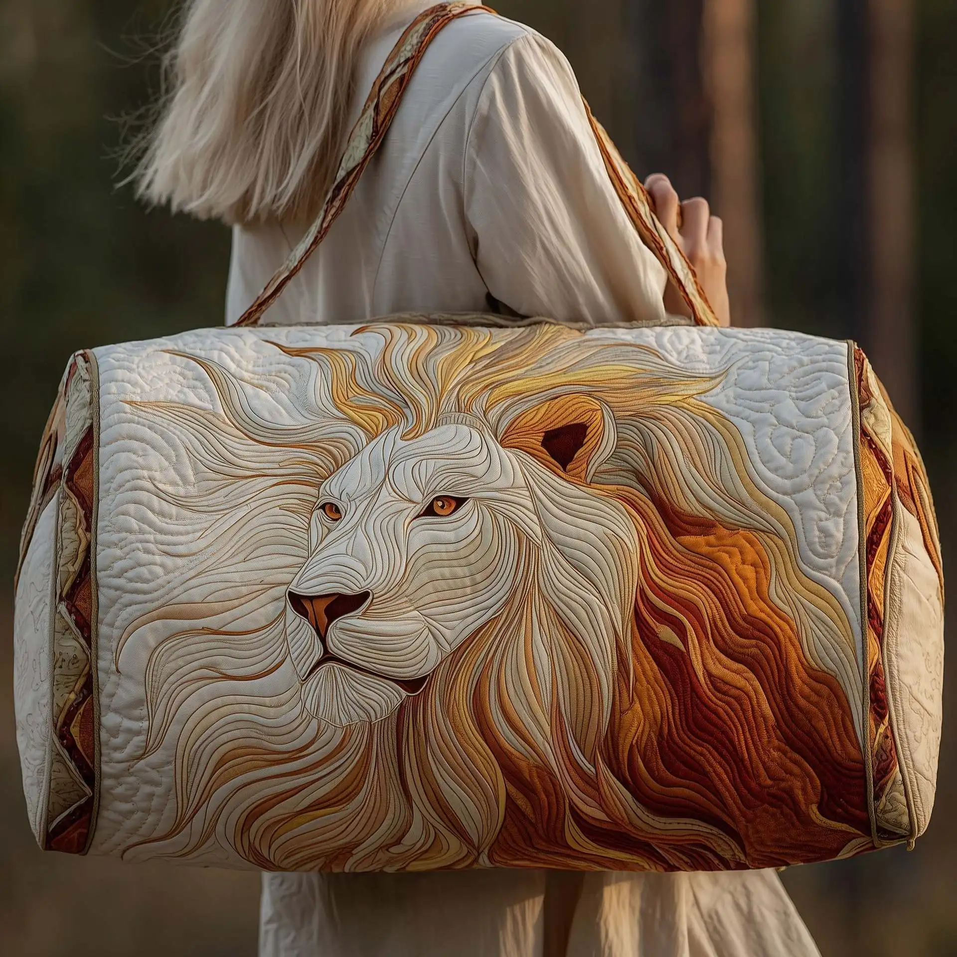 New Adjustable Strap Quilted Duffle Bag Large Capacity 3D Quilting Craft Short-distance Handbag Tote Bags Sports Gym Bag
New Adjustable Strap Quilted Duffle Bag Large Capacity 3D Quilting Craft Short-distance Handbag Tote Bags Sports Gym Bag