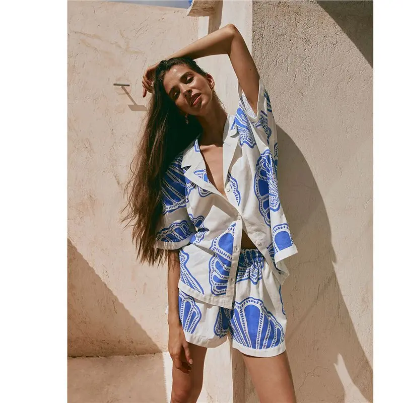25 Summer New Casual Fashion Loose Printed Short Sleeve V-neck Homewear Set 68653 Y2k、 Outfits Party Bandage
25 Summer New Casual Fashion Loose Printed Short Sleeve V-neck Homewear Set 68653 Y2k、 Outfits Party Bandage