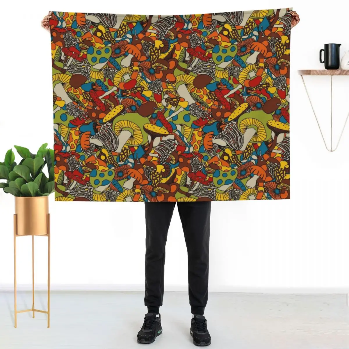 70s psychedelic mushroom Throw Blanket Soft Plush Blanket as Housewarming Gift
70s psychedelic mushroom Throw Blanket Soft Plush Blanket as Housewarming Gift