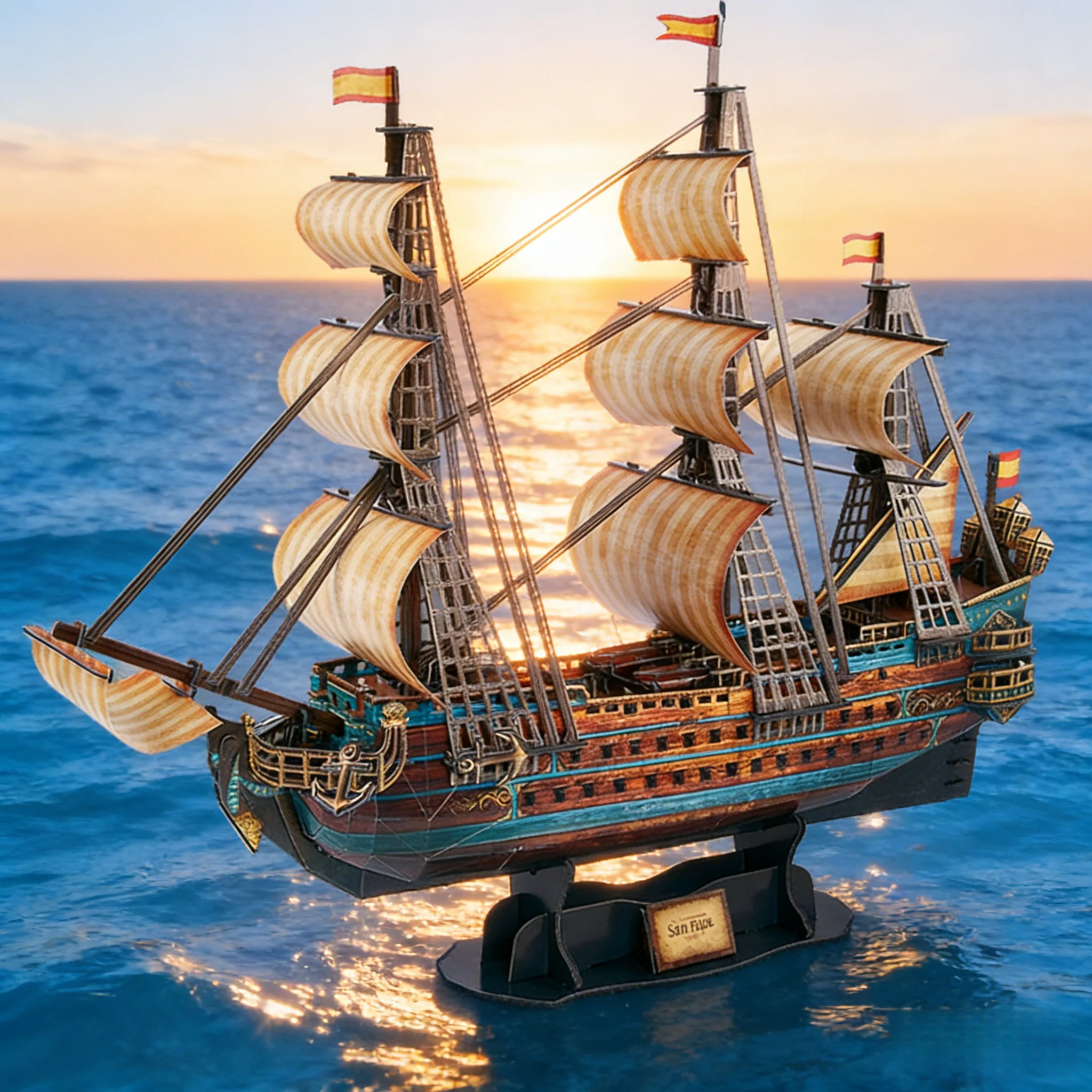 Saint Philip 3D Model Puzzle: a Symbol of Sea Expedition Ambition, Experience a Retro Feel, Learn History, Understand the Stories Behind Warships, Desktop Decoration, Cool Gift for Christmas and Other Holidays
Saint Philip 3D Model Puzzle: a Symbol of Sea Expedition Ambition, Experience a Retro Feel, Learn History, Understand the Stories Behind Warships, Desktop Decoration, Cool Gift for Christmas and Other Holidays