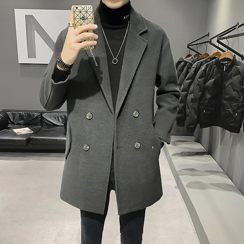 Autumn New Men Embroidery Woolen Dust Coats British Style Male Solid Color Double-breasted Overcoats Men's Casual Trenchcoat
Autumn New Men Embroidery Woolen Dust Coats British Style Male Solid Color Double-breasted Overcoats Men's Casual Trenchcoat