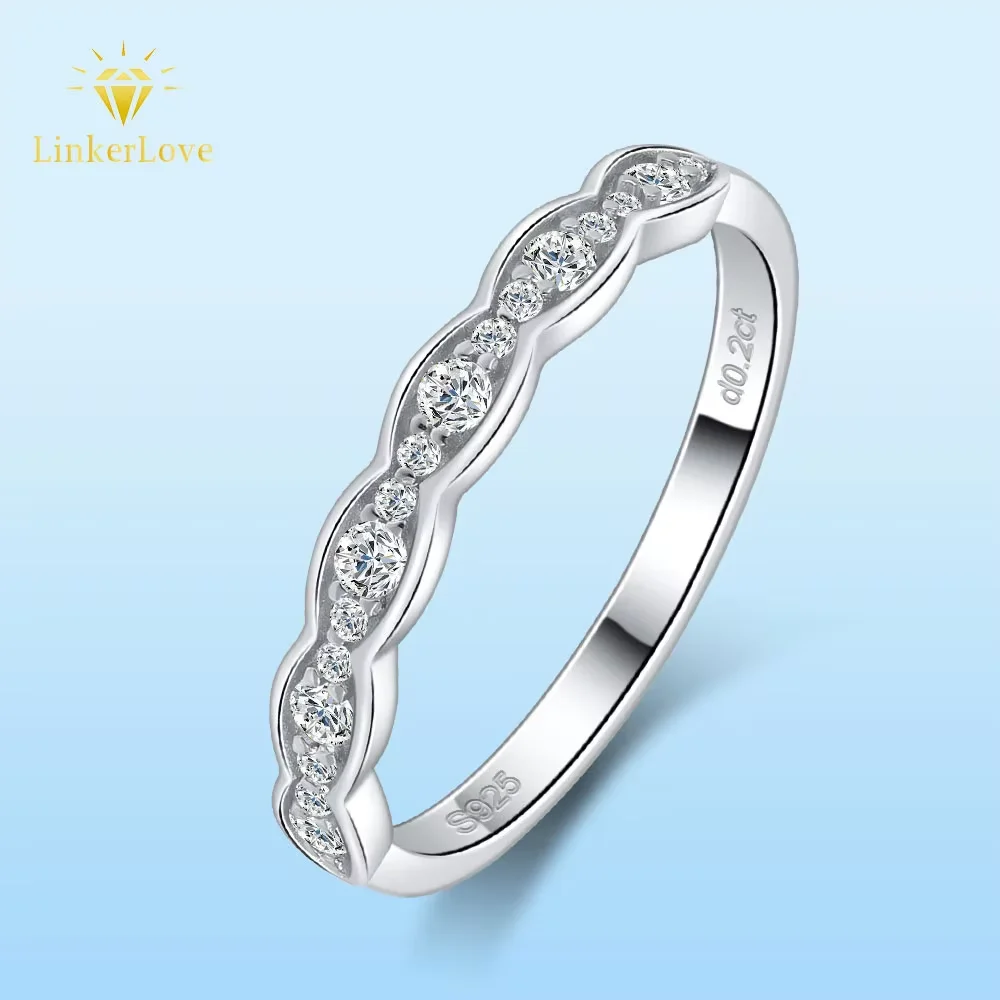 LinkerLove Moissanite Wedding Band S925 Sterling Silver Marquise Cut Diamond Engagement Ring for Women Gold Plated Fine Jewelry
LinkerLove Moissanite Wedding Band S925 Sterling Silver Marquise Cut Diamond Engagement Ring for Women Gold Plated Fine Jewelry
