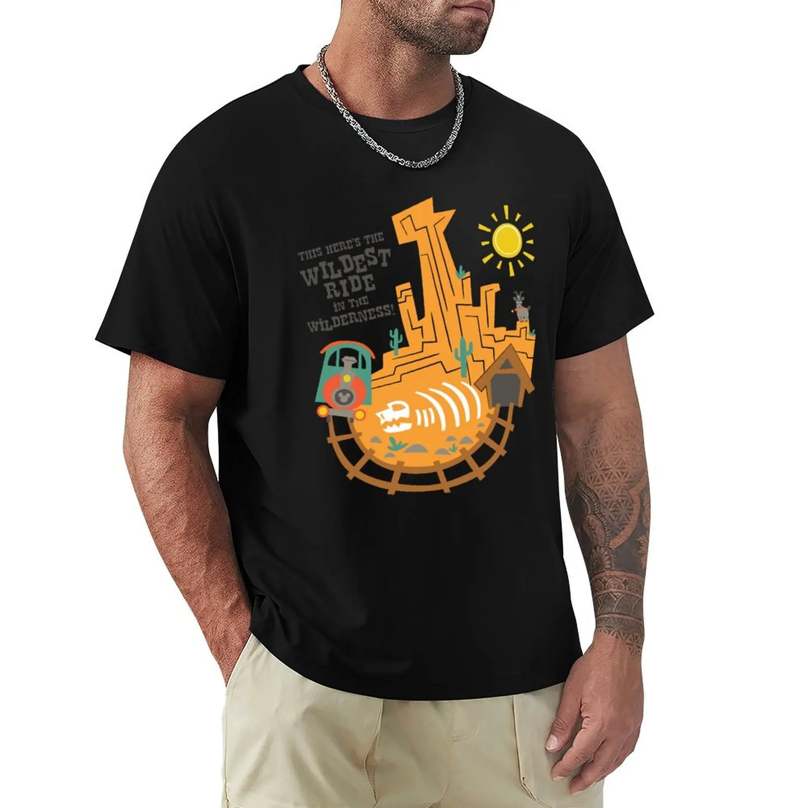 Big Thunder Mountain Railroad Attraction T-Shirt Festive Simple T-Shirt
Big Thunder Mountain Railroad Attraction T-Shirt Festive Simple T-Shirt
