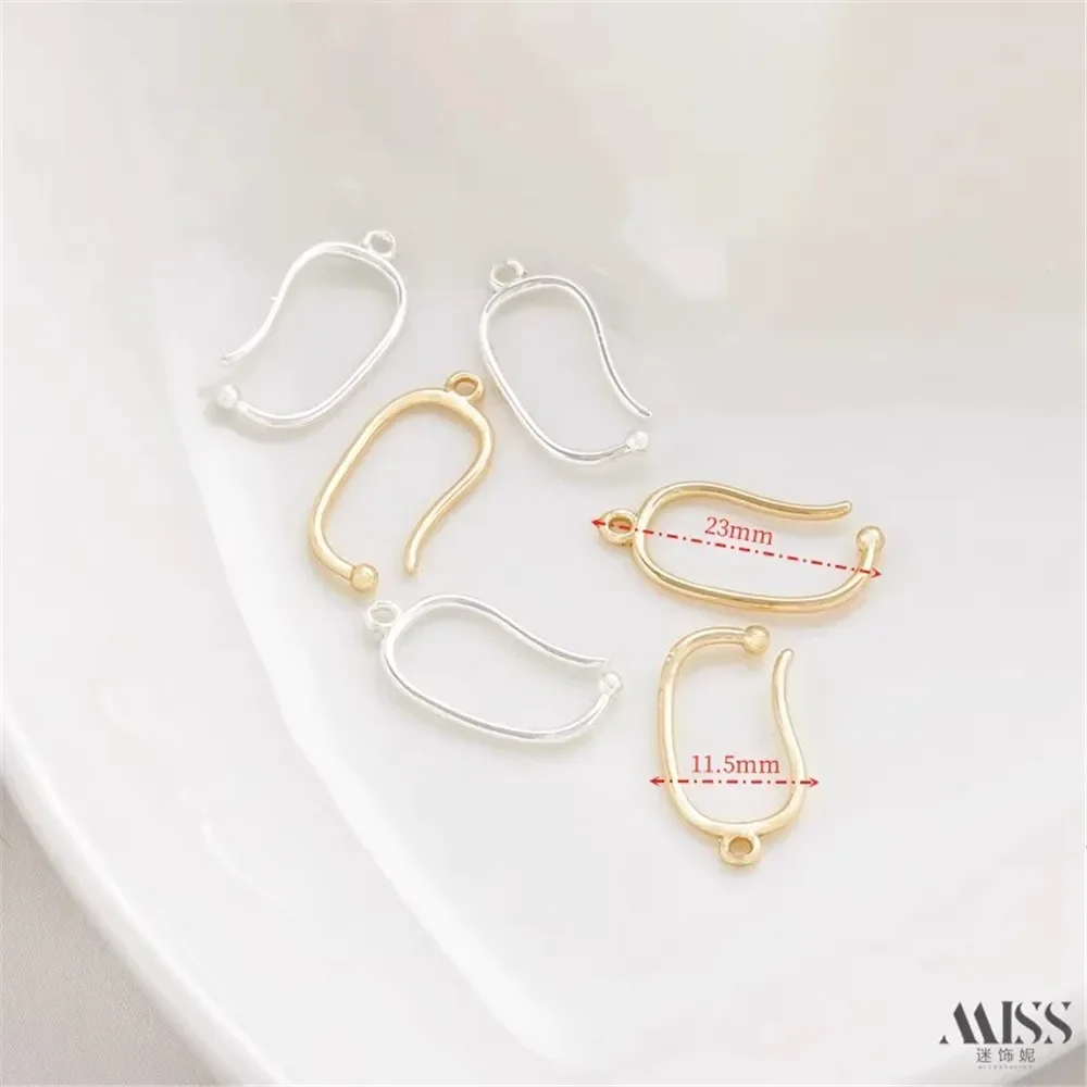 14K Gold Pure Silver Painless Ear Hook Without Ear Hole, Ear Bone Clip, DIY Ear Hook, Ear Suspension Accessory
14K Gold Pure Silver Painless Ear Hook Without Ear Hole, Ear Bone Clip, DIY Ear Hook, Ear Suspension Accessory