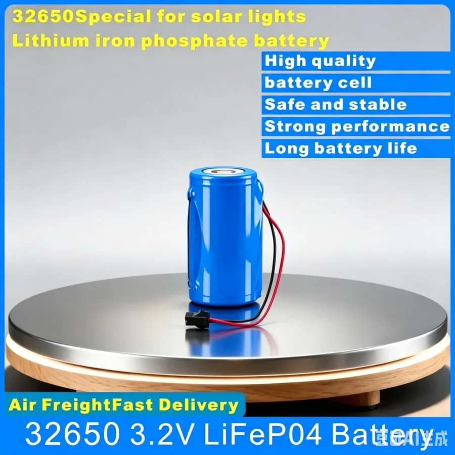 2026 New Solar Lamp Battery 3.2V 32650 Large Capacity Lithium Battery Solar Street Lamp Floodlight Battery with Protection Panel
2026 New Solar Lamp Battery 3.2V 32650 Large Capacity Lithium Battery Solar Street Lamp Floodlight Battery with Protection Panel