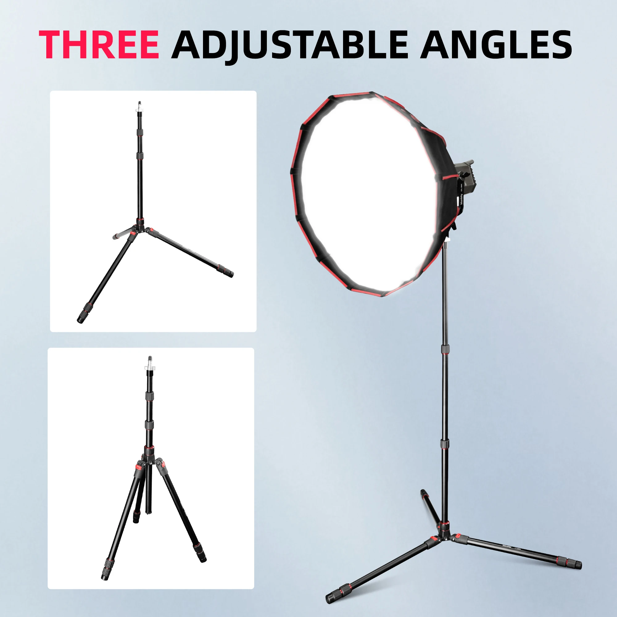 Manbily 2.2M Light Stand Tripod for COB Photography Light Flashlight Action Camera Outdoor Photo shooting Portable Tripod Stand
Manbily 2.2M Light Stand Tripod for COB Photography Light Flashlight Action Camera Outdoor Photo shooting Portable Tripod Stand