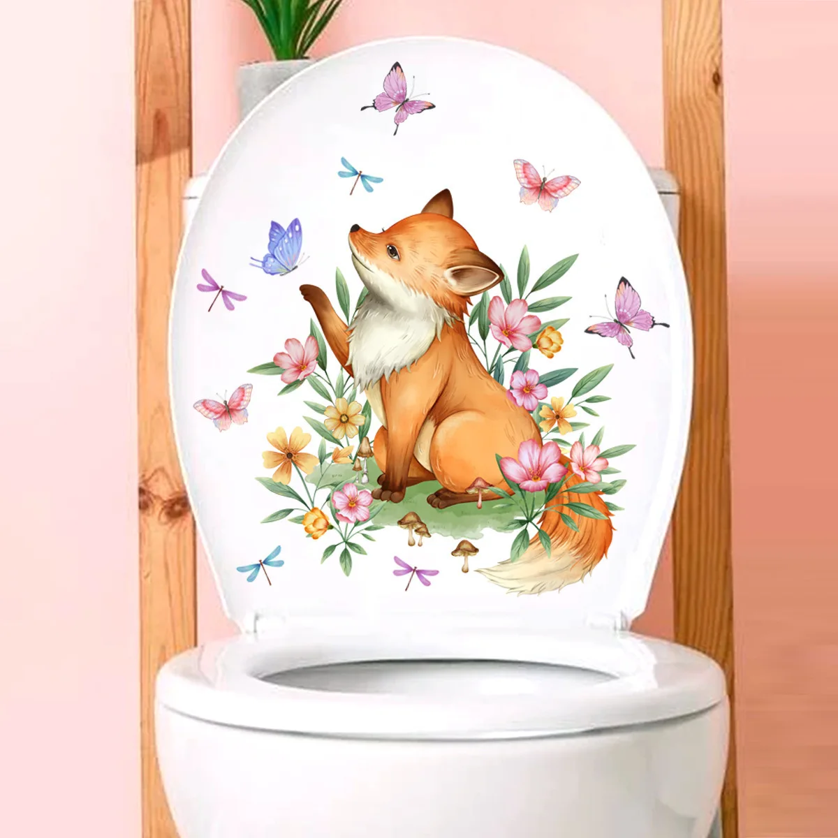 Cartoon Animal Toilet Stickers, Rainbow Bathroom Decals, Waterproof Mold Proof Wall Decals for Kids Bathroom, Nursery, Tile
Cartoon Animal Toilet Stickers, Rainbow Bathroom Decals, Waterproof Mold Proof Wall Decals for Kids Bathroom, Nursery, Tile