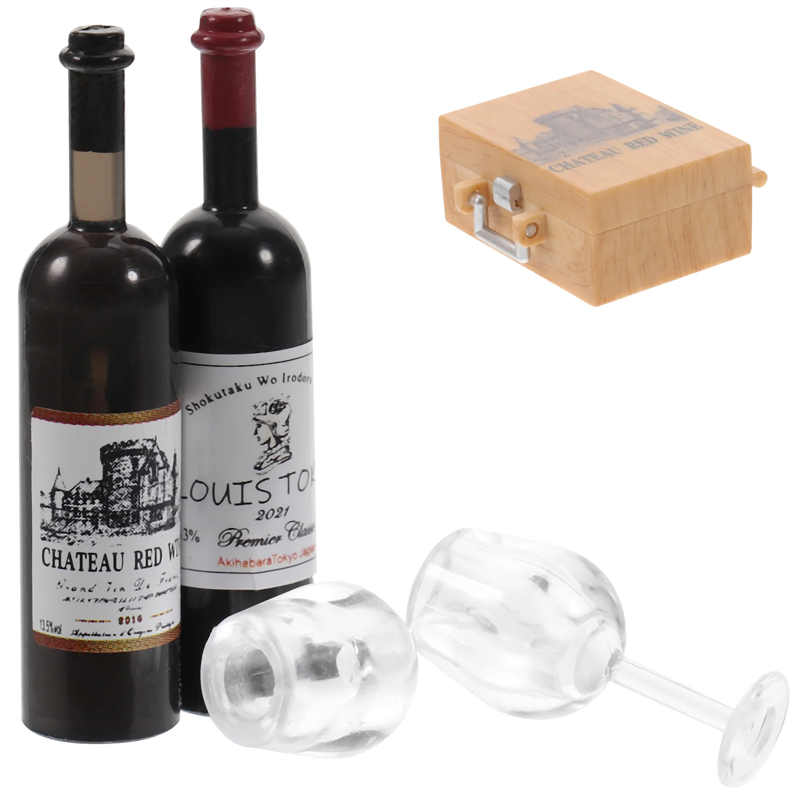 House Mini Decor Miniature Bottle Ornaments Pretend Play Decorations Accessories Model Glasses
House Mini Decor Miniature Bottle Ornaments Pretend Play Decorations Accessories Model Glasses